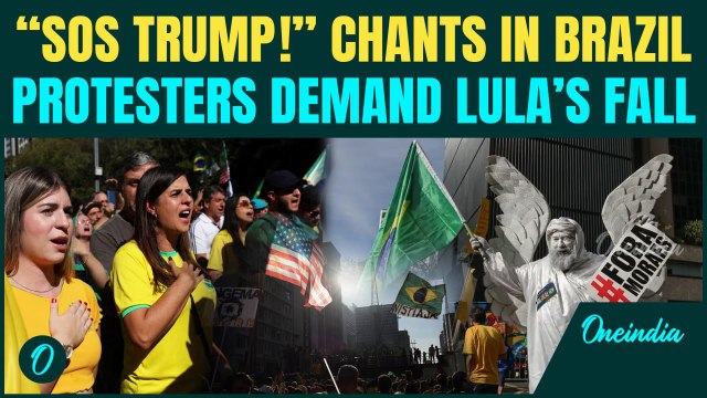 Bolsonaro Supporters Protest 'Out of Control': Thousands Slam Lula as U.S. Slams Brazil with Tariffs