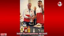 Toluca recibe la visita de Don Valentín Diez Morado durante su visita a Nueva York y siguen presumiendo campeonato