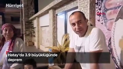 Hatay'da 3.9 büyüklüğünde deprem