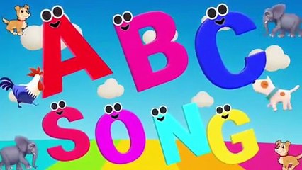 Learn ABC with Sounds & TWO Words | A for Apple – Alphabet Song for Toddlers