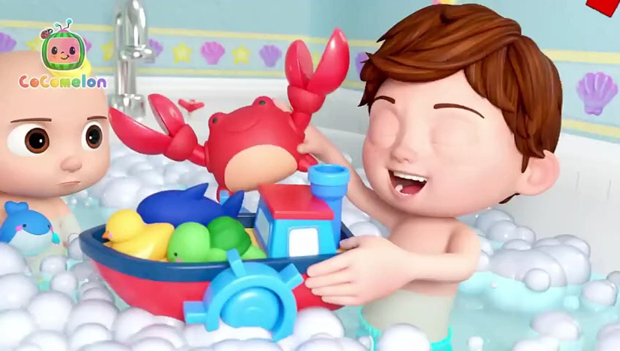Bubble Bath Song with Sea Animals!   _ CoComelon Nursery Rhymes & Kids Songs