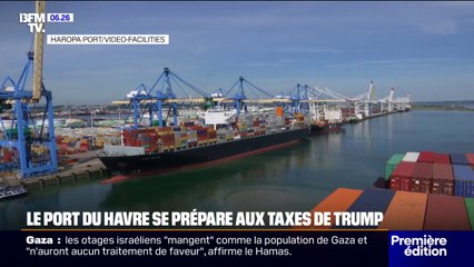 Les droits de douane imposés par Donald Trump menacent le port du Havre