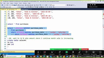 20 Live SQL Practice Session 27 Jul 2025