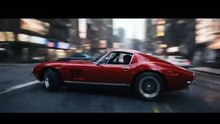 Cinematic Vintage Sports Car Racing
