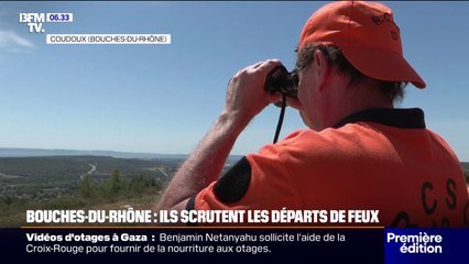 Les guetteurs de la vigie travaillent pour repérer les départs de feux