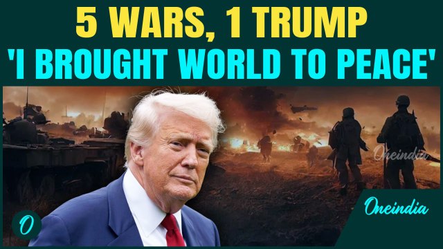 Trump Demands Credit for Ending 5 Global Conflicts, Calls Them ‘Beautiful Wars’ | Nobel Peace Push?