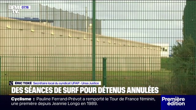 Une activité de «surf thérapeutique» organisée à Saint-Malo pour des détenus de la prison de Rennes Vezin annulée par Gérald Darmanin