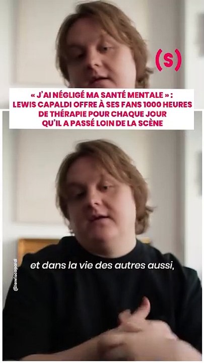 En juin 2023, Lewis Capaldi s’effondrait en plein concert à Glastonbury. Incapable de terminer son s