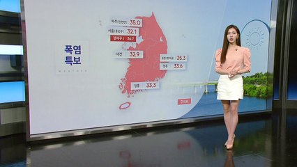 [날씨] 폭우 뒤 폭염 기승...전국 대부분 다시 '폭염주의보' / YTN