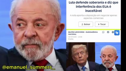 Lula tenta vender uma ideia de ser patriota contra Donald Trump,mas quer vender o Brasil pra China