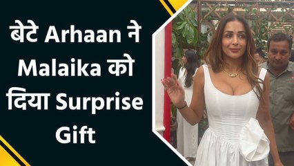 Malaika Arora बेटे Arhaan Khan के साथ Juhu में हुईं spot, उनके look पर  ठहरीं सभी की आखें