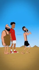 IShowSpeed vs Caveman 100 meter run – Funniest Challenge Ever! 😂🔥