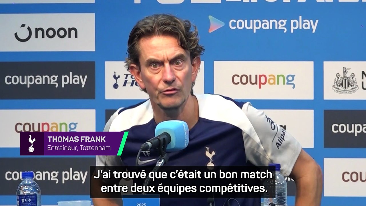 Frank : "Un match équilibré entre deux équipes compétitives"