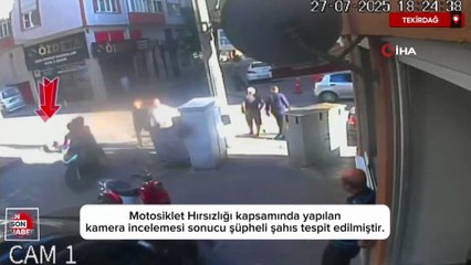 Tekirdağ’da denize giren vatandaşın motosikleti çalındı: 2 gözaltı