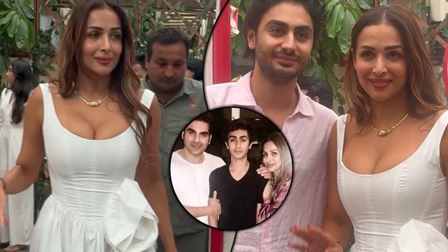 Ex-Wife Malaika Arora & Son Arhaan Khan Spotted Together Amid Arbaaz Khan's Birthday