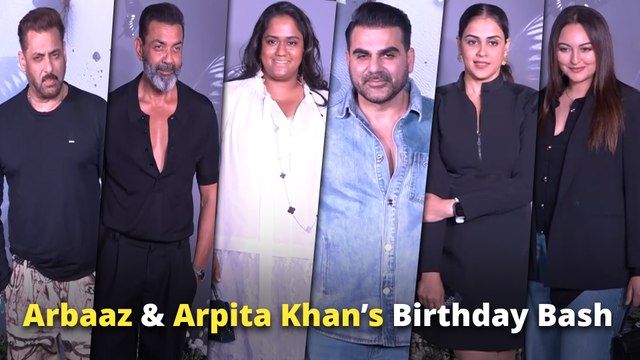Khan Siblings Arbaaz & Arpita’s Birthday Bash! Salman-Sohail Khan, Bobby Deol & Other Bollywood Biggies Attend