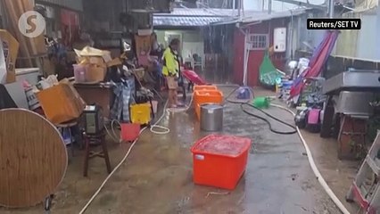 Southern Taiwan lashed by torrential rain, four dead, more than 5,900 evacuated