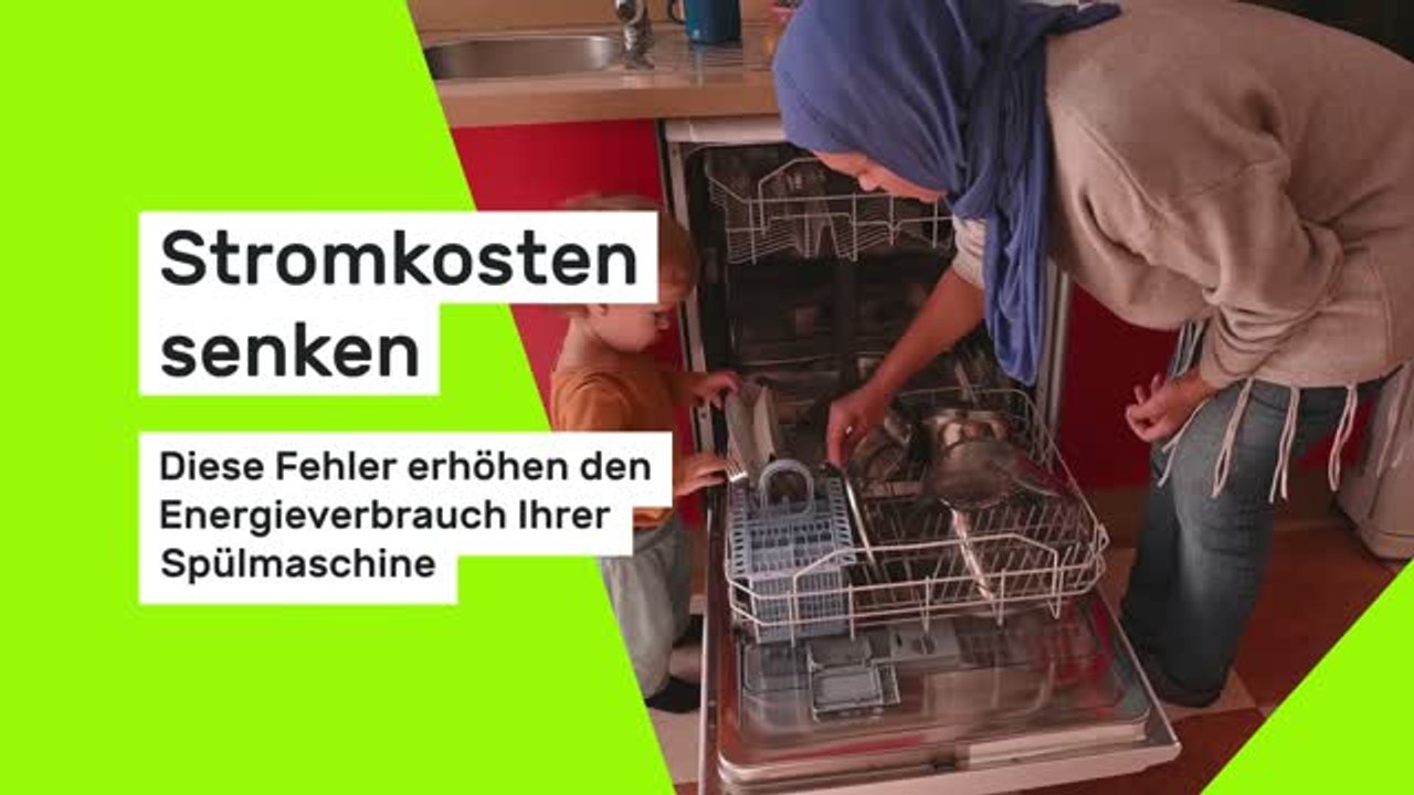 Stromkosten senken: Diese Fehler erhöhen den Energieverbrauch Ihrer Spülmaschine