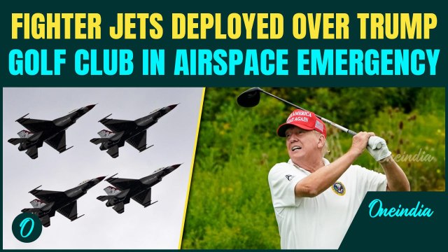 Fighter Jets Scramble As No-Fly Zone Over Trump's Bedminster Golf Club Is Breached 7 Times In 2 Days