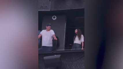 Mila Kunis and Ashton Kutcher go all out at Backstreet Boys concert!