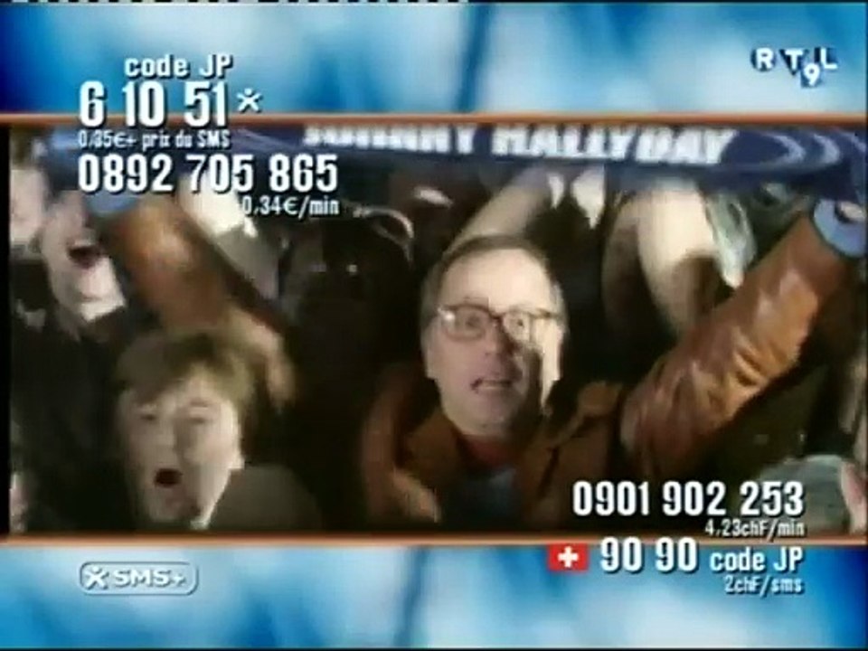 Johnny Hallyday – RTL9 Ciné 6 (23 Octobre 2006) – Jeu Concours DVD Jean-Philippe