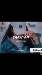 New viral sad song YAARIYAN most popular video in Hindi Urdu