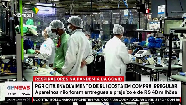 PGR aponta suspeitas contra Rui Costa em compra irregular de respiradores