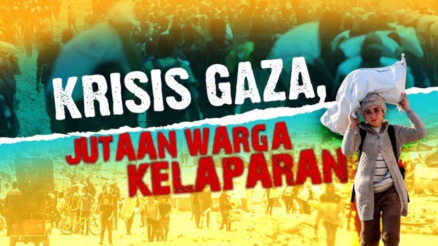 Blokade Israel Buat Jutaan Warga Gaza Kelaparan