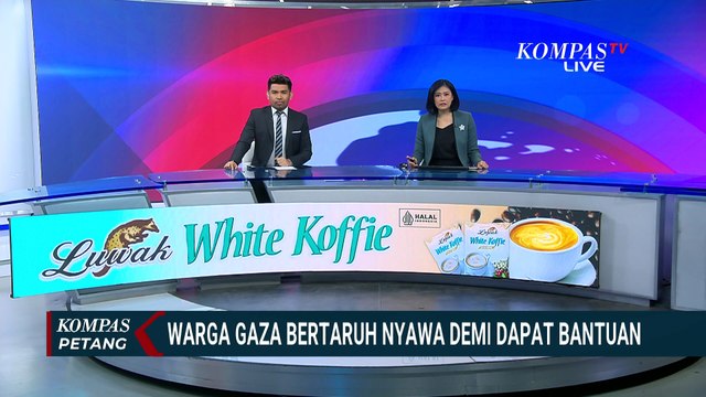 Alami Krisis Pangan, Warga Gaza Dapat Bantuan Udara | KOMPAS PETANG