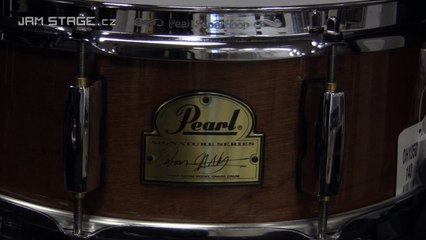 Pearl 5x13 8-Lugged Omar Hakim Signature OH1350 African Mahogany Wood Snare Drum (Sept 1, 2011) [Music City CZ]
