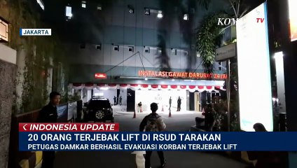 Potret 20 Pengunjung RSUD Tarakan Terjebak dalam Lift Selama 1,5 Jam | INDO UPDATE