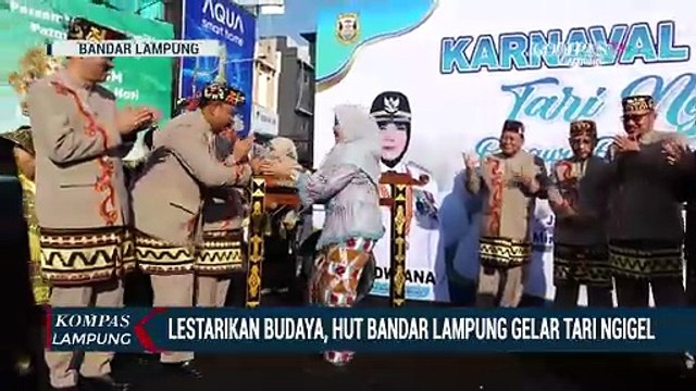Lestarikan Budaya, HUT Bandar Lampung Gelar Tari Ngigel