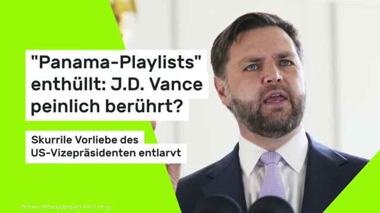 'Panama-Playlists' enthüllt: J.D. Vance peinlich berührt? Skurrile Vorliebe des US-Vizepräsidenten entlarvt