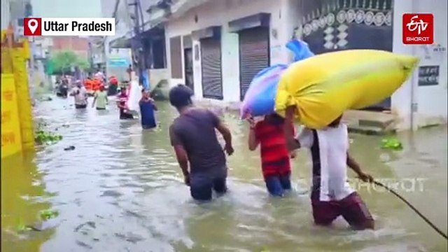 Flood Fury Grips Uttar Pradesh; Rivers Overflow, Schools Shut, 11000 In Flood Shelters
