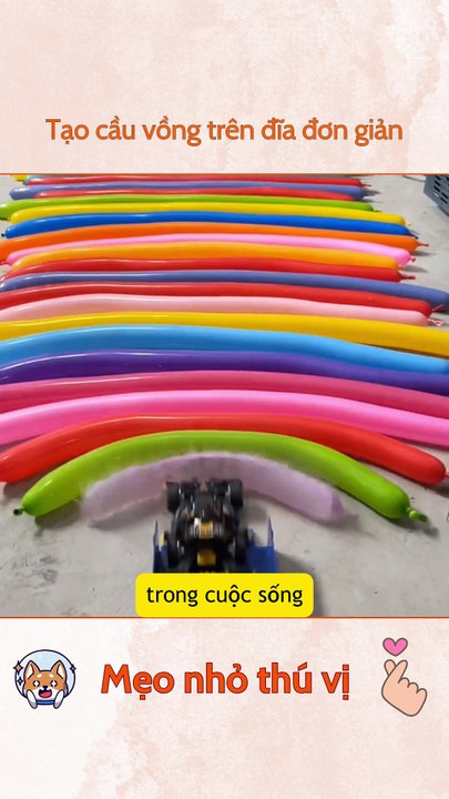 Tạo cầu vồng trên đĩa đơn giản