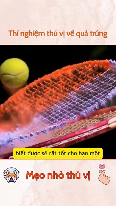 Thí nghiệm thú vị về quả trứng
