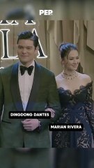Dingdong Dantes and Marian Rivera at the GMA Gala 2025
