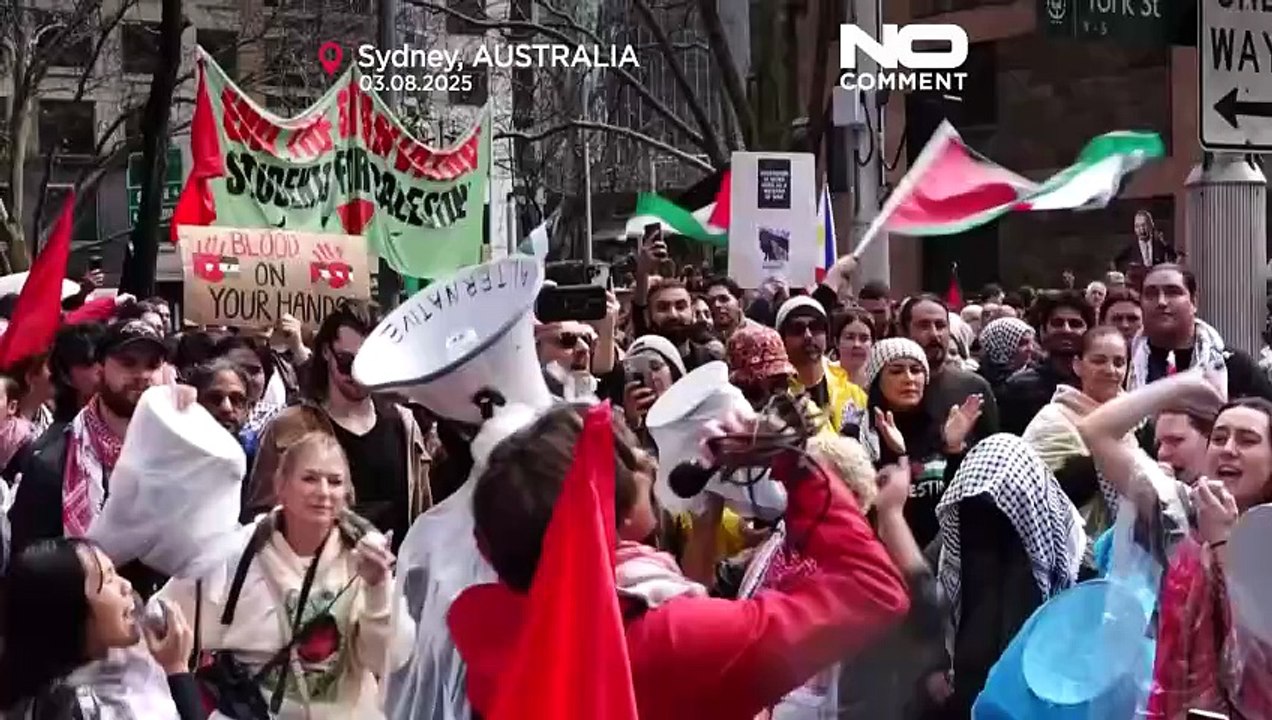 Tausende marschieren bei pro-palästinensischer Kundgebung über die Sydney Harbour Bridge