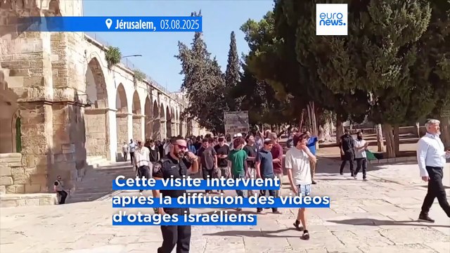 Jérusalem-est : prière d'Itamar Ben Gvir sur l’esplanade des Mosquées