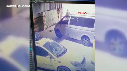 Esenyurt'ta siteden matkap hırsızlığı kamerada