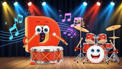 Letter D song for kis. ABC song for kids learnings #nurseryrhyme #kidsrhymes #aforapple #poem
