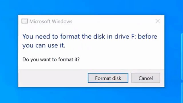 Solve “You Need to Format the Disk” Error Without Formatting USB/Hard Drive | 100% Working Fix