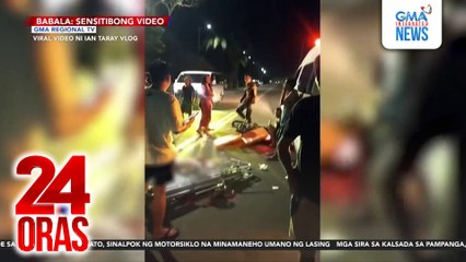 2 rescuer na rumesponde sa nadisgrasyang rider at angkas, binangga ng isa pang rider na lasing | 24 Oras
