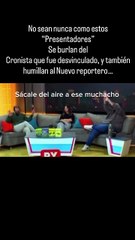 ¡Lo humillaron! Conductores de TV atacan a cronista en su primer día en Paraguay