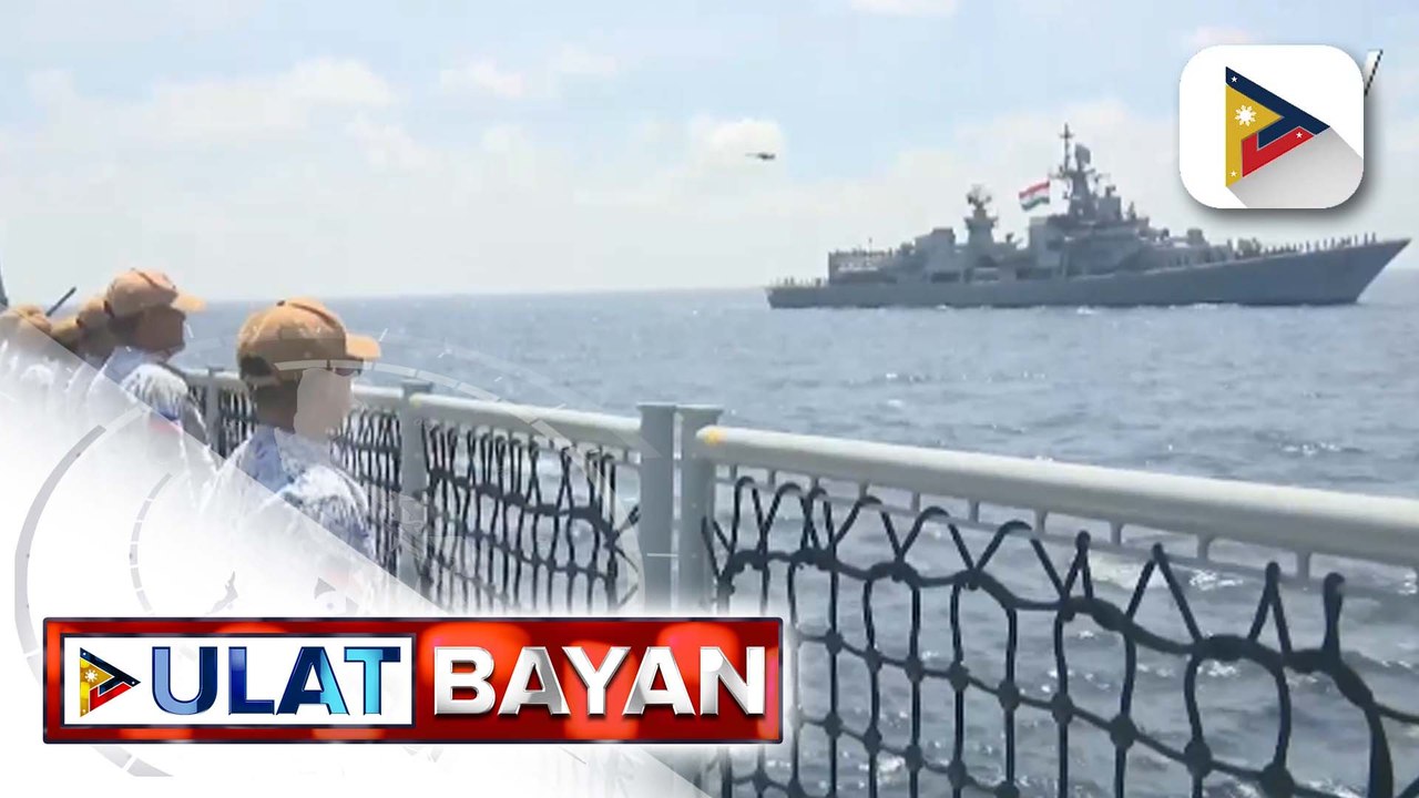 Unang maritime activity ng Pilipinas at India sa West Philippine Sea, matagumpay sa kabila ng presensya ng Chinese warships | ulat ni Patrick de Jesus