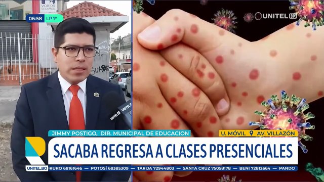 Determinan el retorno a clases presenciales en Sacaba, estudiantes deben cumplir medidas de bioseguridad