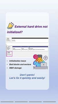 External Hard Drive Not Initialized? Fix It Now!