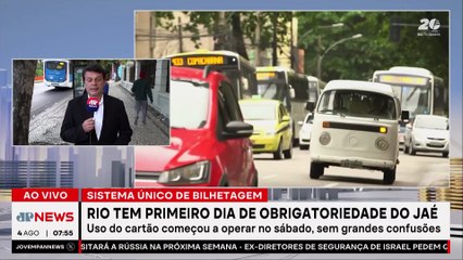 RJ tem primeiro dia útil com uso obrigatório do Jaé