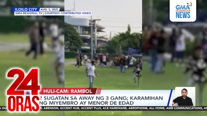 2 sugatan sa away ng 3 gang; karamihan ng miyembro ay menor de edad | 24 Oras