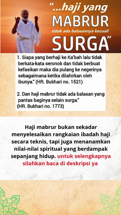 ciri haji mabrur